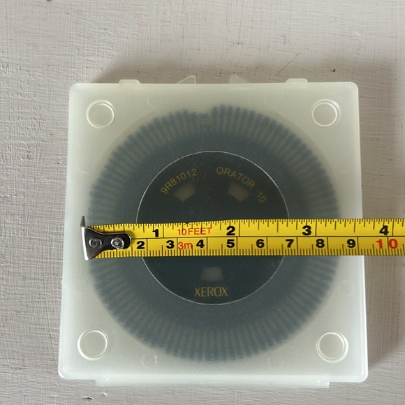 4 vintage Xerox daisy font wheels in cases - Picture 2 of 6